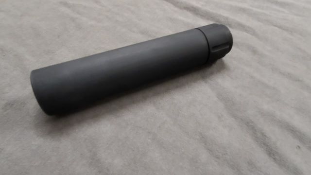 M-11 & Mac-10, 9mm 3/4x10 Machined Fake Suppressor (Flat Black)
