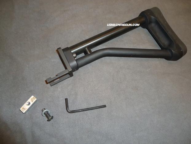 AR Stock Adapter-No Show-Flat Mount W/Modular Skeleton Stock for M-11 SMG