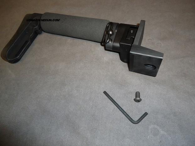 Modular Lite Rear Folding Stock and Adapter for Master Piece Arms & VMAC  9mm