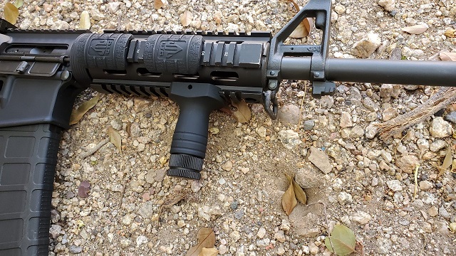 Short, vertical, Tactical Rail Mount Grip