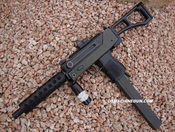 Rear Stock Adapter & Billet Stock for Mac-10 SA Open Bolt