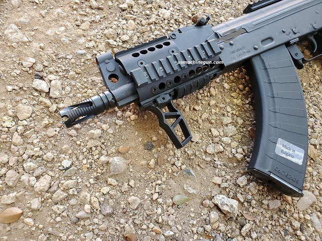 Machined Rail Mount, Skeleton Finger Grip