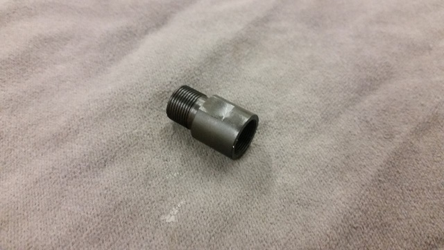 1/2x36 female to 13.5 x 1 LH Thread Adapter