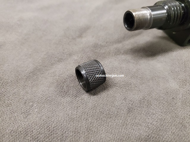 Knurled Thread Protector for AR, MPA Mini, 9mm Pistols and rifle barrels-1/2x28