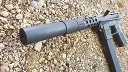 *2 Stage Machined Fake Suppressor for Tec 9/KG-99/AB10 With 3/4x10 OS Threads
